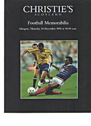 Christies December 1998 Football Memorabilia