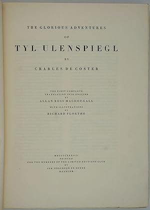 Bild des Verkufers fr The Glorious Adventures of Tyl Ulenspiegl zum Verkauf von Antipodean Books, Maps & Prints, ABAA