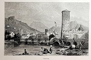 TRIENT / Trento, Trentino-Südtirol, Ansicht ca. 1863