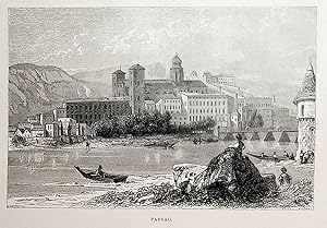 PASSAU, Bayern, Ansicht ca. 1863
