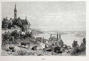 BUDAPEST, Buda , view ca. 1863