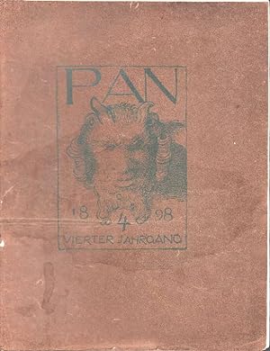 PAN. Herausgegeben von der Genossenschaft Pan. 1898, 4. Jahrgang, 4. Heft. Redigiert von: Wilhelm...
