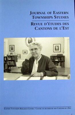 Journal of Eastern Townships Studies Revue D'études Des Cantons De L'Est / Revue D'etudes Des Can...