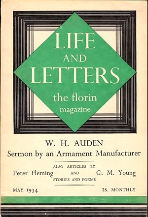 Life and Letters: The Florin Magazine May, 1934