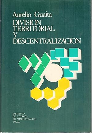 Immagine del venditore per DIVISIN TERRITORIAL Y DESCENTRALIZACIN venduto da Librera Dilogo