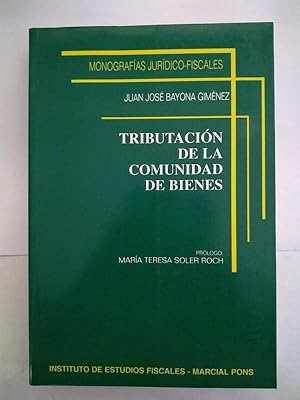 Imagen del vendedor de Tributacion de la comunidad de bienes a la venta por Libros Ambig