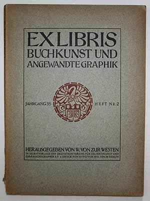 Exlibris Buchkunst und angewandte Graphik. Jahrgang 35, Heft 2