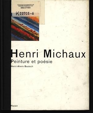 Bild des Verkufers fr Henri Michaux Peinture et posie zum Verkauf von Antiquariat Bookfarm