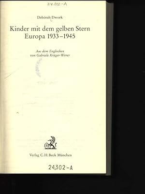 Imagen del vendedor de Kinder mit dem gelben Stern Europa 1933 - 1945 a la venta por Antiquariat Bookfarm