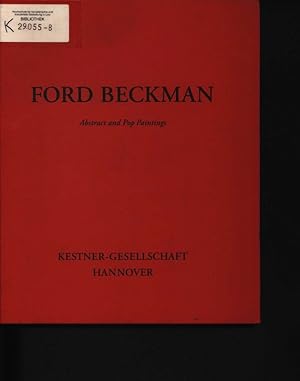 Imagen del vendedor de Ford Beckman abstract and pop paintings 1985 - 1996 a la venta por Antiquariat Bookfarm