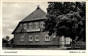 Bild des Verkufers fr Ansichtskarte / Postkarte Beckedorf Sdheide Niedersachsen, Kastanienkrug, Inh. Hermann Lange zum Verkauf von akpool GmbH