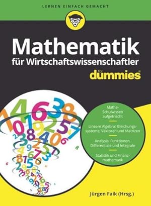 Bild des Verkufers fr Mathematik fr Wirtschaftswissenschaftler fr Dummies zum Verkauf von AHA-BUCH GmbH