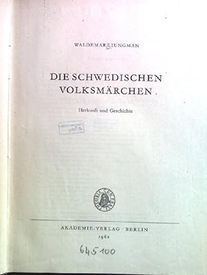 Seller image for Die schwedischen Volksmrchen; Herkunft und Geschichte Verffentlichungen des Instituts fr deutsche Volkskunde Band 20 for sale by books4less (Versandantiquariat Petra Gros GmbH & Co. KG)