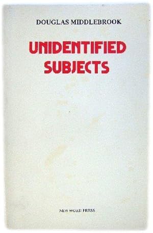 Seller image for Unidentified Subjects for sale by PsychoBabel & Skoob Books