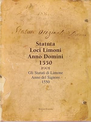 Statuta Loci Limoni Anno Domini 1550
