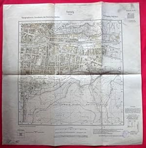 Topographische Grundkarte des Deutschen Reiches. Freiburg (Wiehre) (1:5.000; Badische Nr. 117/2)