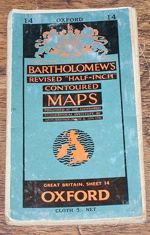 Seller image for Oxford - Bartholomew's Revised "Half-Inch" Contoured Maps, Great Britain Sheet 14 for sale by Bailgate Books Ltd