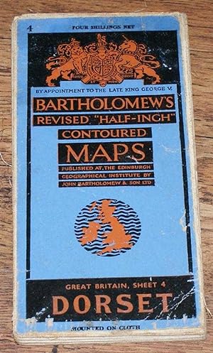 Seller image for Dorset - Bartholomew's Revised "Half-Inch" Contoured Maps, Great Britain Sheet 4 for sale by Bailgate Books Ltd