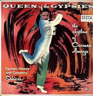 Imagen del vendedor de Queen of the Gypsies / the rhythms of Carmen Amaya (VINYL TRADITIONAL ANDALUSIAN FLAMENCO FOLK MUSIC LP) a la venta por Cat's Curiosities