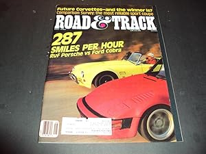 Road and Track May 1987 Porsche vs Ford Cobra, Future Corvettes