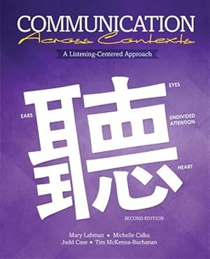 Immagine del venditore per Communication Across Contexts : A Listening-centered Approach venduto da GreatBookPrices