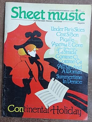 Image du vendeur pour Sheet Music Magazine: August/September 1987 (Standard Piano / Guitar) mis en vente par Faith In Print