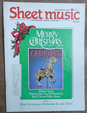 Seller image for Sheet Music Magazine: December 1987 (Standard Piano / Guitar) for sale by Faith In Print