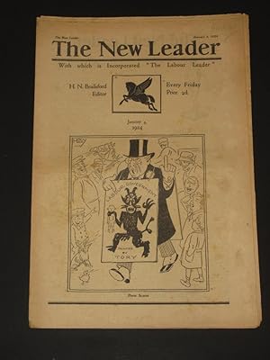 Imagen del vendedor de The New Leader Incorporating 'The Labour Leader': January 4th 1924 a la venta por Tarrington Books