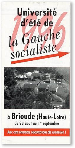 Université d'Été de la Gauche Socialiste, 1996