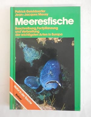 Image du vendeur pour Meeresfische. Beschreibung, Fortpflanzung und Verbreitung der wichtigsten Arten in Europa. mis en vente par Der Buchfreund