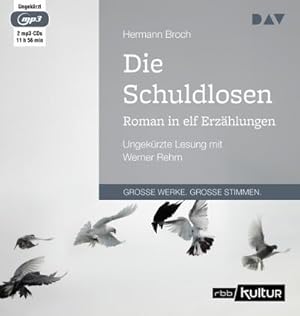 Bild des Verkufers fr Die Schuldlosen. Roman in elf Erzhlungen, 2 Audio-CD, 2 MP3 : Ungekrzte Lesung mit Werner Rehm (2 mp3-CDs). MP3 Format zum Verkauf von AHA-BUCH GmbH