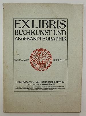 Bild des Verkufers fr Mitteilungen des Exlibris = Vereins zu Berlin, Jahrgang 27, 1917, Heft 1/2: April zum Verkauf von Antiquariat Steffen Vlkel GmbH