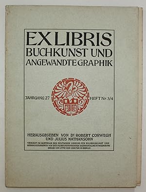 Exlibris Buchkunst und Angewandte Graphik. Jahrgang 27, Heft Nr. 3/4