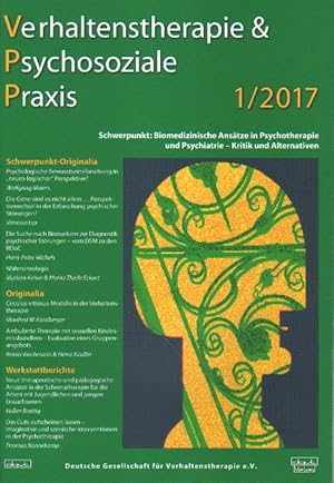 Verhaltenstherapie & Psychosoziale Praxis.