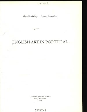 Seller image for English art in Portugal for sale by Antiquariat Bookfarm