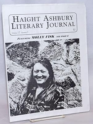 Seller image for Haight Ashbury literary journal: vol. 17, #1; Winter 1997-98 Molly Fisk, featured poet for sale by Bolerium Books Inc.
