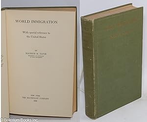 Seller image for World immigration: with special reference to the United States for sale by Bolerium Books Inc.
