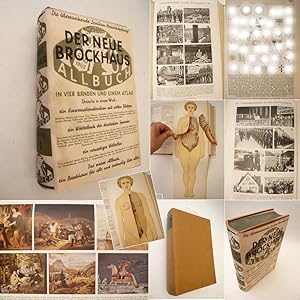 Der Neue Brockhaus Allbuch in vier Bänden und einem Atlas. Band 3 (L - R), mit dem ausklappbarem ...