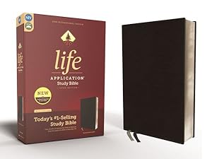 Image du vendeur pour Life Application Study Bible : New International Version, Black Bonded Leather, Red Letter mis en vente par GreatBookPrices