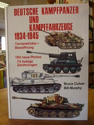Immagine del venditore per Deutsche Kampfpanzer und Kampffahrzeuge - 1934 - 1945 - Tarnanstriche - Bewaffnung, aus dem Englischen von K. O. Boltze - Deutsche Bearbeitung von Horst Scheibert, venduto da Antiquariat Orban & Streu GbR