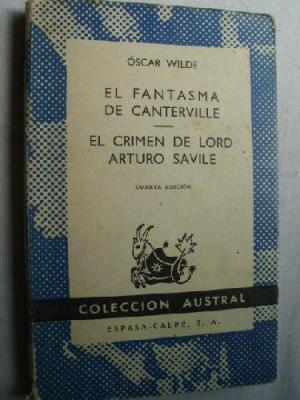 Imagen del vendedor de EL FANTASMA DE CANTERVILLE/EL CRIMEN DE LORD ARTURO SAVILE a la venta por Librovicios