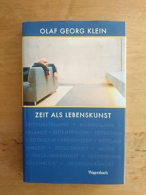 Seller image for Zeit als Lebenskunst for sale by Antiquariat Birgit Gerl