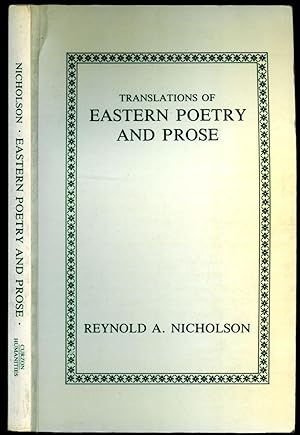 Seller image for Translations of Eastern Poetry for sale by Little Stour Books PBFA Member