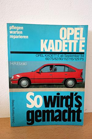 Opel Kadette ab September 84 60/75/82/90/112/115/129 PS