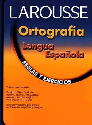 Immagine del venditore per Ortografa Lengua Espaola: Reglas Y Ejercicios (Spanish Edition) venduto da Von Kickblanc