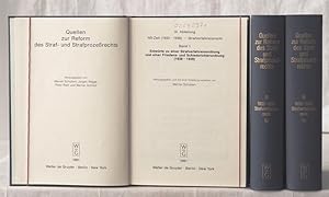 Quellen zur Reform des Straf- und Strafprozeßrechts. III. Abteilung: NS-Zeit (1933-1939) - Strafv...