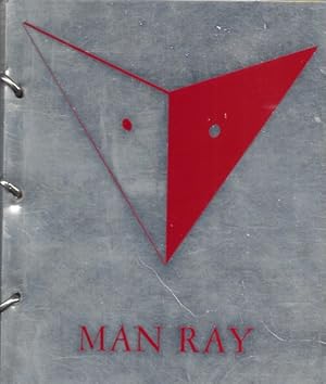 MAN RAY - Hanover Gallery London 1969 - Original aluminum red Silk-screened metal ring-bound covers
