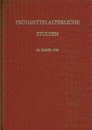 Bild des Verkufers fr Frhmittelalterliche Studien. Jahrbuch des Instituts fr Frhmittelalterforschung der Universitt Mnster. 26. Band. zum Verkauf von Antiquariat Bernhardt