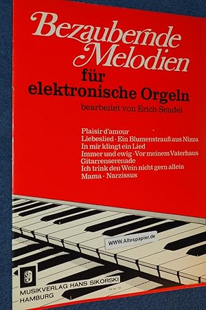 Image du vendeur pour Bezaubernde Melodien - Electric Organ. mis en vente par Versandantiquariat Ingo Lutter