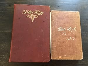 1916-1927 Two Diaries by the Busy, Affluent Wife of US Navy Dr. John Murray Steele Detailing Life...
